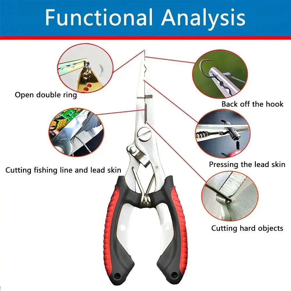Stainless Steel Fishing Pliers - Fishing Line Cutter review and price